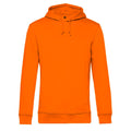 Pull capuche orange